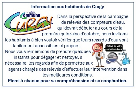 Relevé compteurs d'eau
